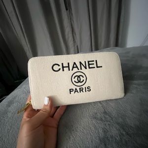 CHANEL “named”| Canvas Long Wallet